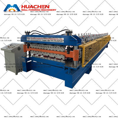 उच्च उत्पादकता वाली पीपीजीआई/जीआई डबल लेयर फोर्मिंग मशीन