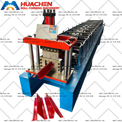 उच्च परिशुद्धता रिज कैप रोल बनाने मशीन शीत रोल बनाने उपकरण 1.00 मिमी के भीतर