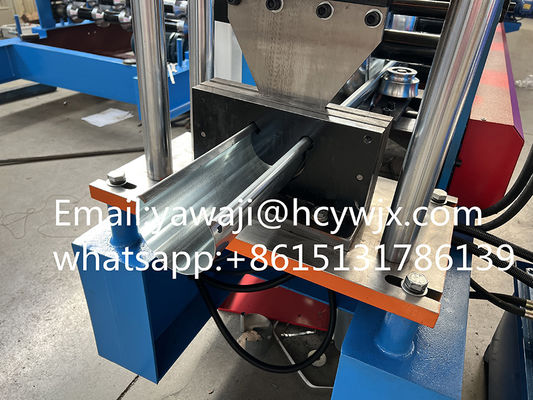 पूर्ण स्वचालित नाली रोल बनाने उपकरण / प्लेट बनाने मशीन 0.3 मिमी - 0.6 मिमी