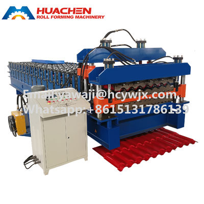 छत शीट डबल डेक रोल बनाने की मशीन