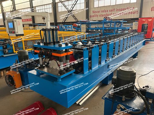 हाइड्रोलिक काटने बुद्धिमान स्टील छत टाइल बनाने की मशीन