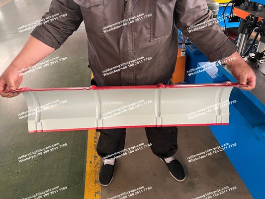 ऑटोमैटिक रिज कैप रोल फोर्मिंग मशीन, छत टाइल निर्माण मशीन हाइड्रोलिक कटिंग