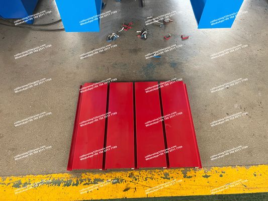 3 चरण दीवार शीट दीवार पैनल रोल बनाने की मशीन पीएलसी नियंत्रण प्रणाली