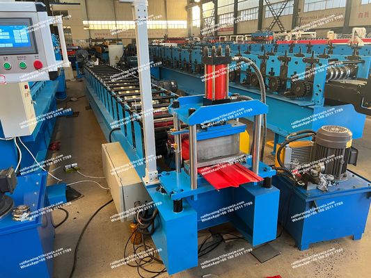 20 रोलर स्टेशन नियंत्रण प्रणाली पीएलसी नियंत्रण दीवार के लिए ठंड स्टील रोल बनाने की मशीन