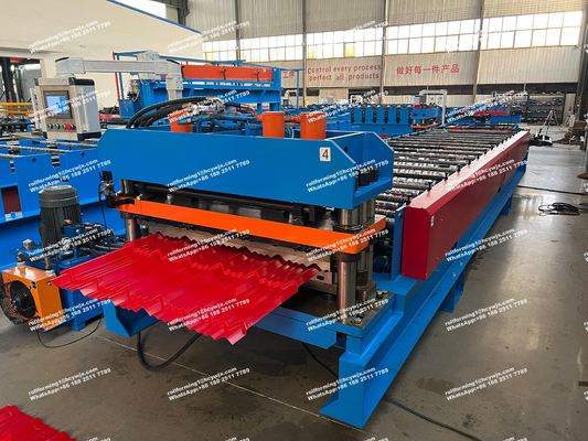 धातु टाइल रूफिंग पैनल रोल बनाने की मशीन
