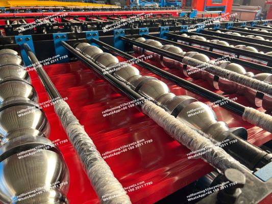 धातु की छत की दीवार पैनलों के लिए डबल लेयर रोल बनाने की मशीन बोस्निया और हर्ज़ेगोविना