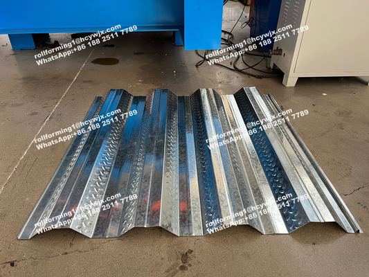 स्टील डेक रोल बनाने की मशीन फर्श डेकिंग शीट के लिए फिलीपींस 1220 मिमी