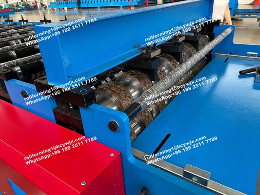 डेक पैनल स्टील स्ट्रक्चर फ्लोर डेक रोल बनाने की मशीन