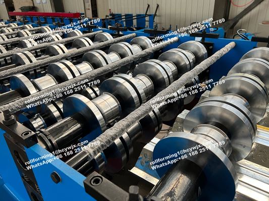 डेक पैनल स्टील स्ट्रक्चर फ्लोर डेक रोल बनाने की मशीन