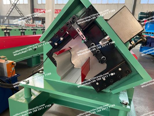 बारिश के पानी के नाले प्रोफाइल के लिए स्टील / एल्यूमिनियम / कॉपर नाला मशीन