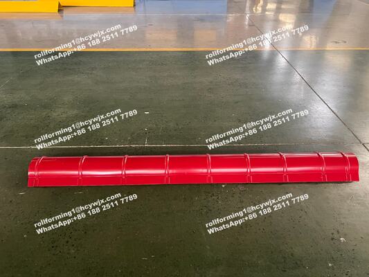 हाइड्रोलिक रिज कैप रोल बनाने की मशीन