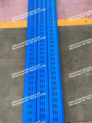 पीएलसी नियंत्रित स्पैंड्रेल रंग लेपित दीवार पैनल रोल बनाने की मशीन 0.3-0.6 मिमी मोटाई और 15 पंक्तियों रोलर्स के साथ