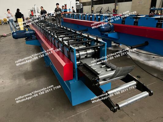 अनुभागीय गैराज दरवाजा गाइड रेल ट्रैक स्लाइडिंग रोल बनाने की मशीन