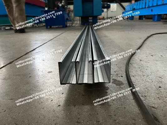 अनुभागीय गैराज दरवाजा गाइड रेल ट्रैक स्लाइडिंग रोल बनाने की मशीन