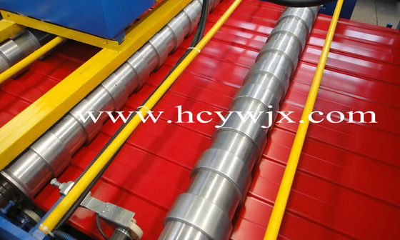 ब्लू हाई स्पीड छत पैनल मशीन बनाने रोल / रोल पूर्व