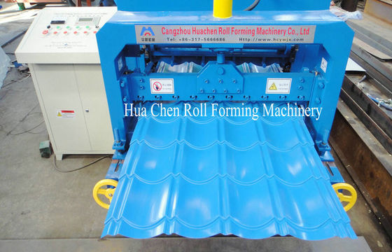 उच्च क्षमता ग्लेज़ेड स्टील टाइल रोल बनाने की मशीन 380V 50 हर्ट्ज 3 चरण