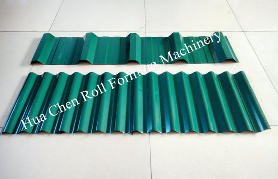 सीई के साथ स्टील प्लेट के लिए आईबीआर और नालीदार डबल लेयर रोल बनाने की मशीन