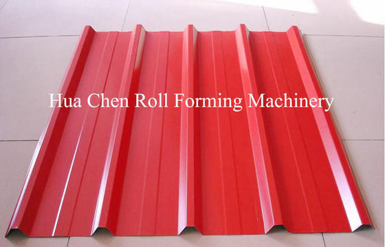 उच्च दक्षता डबल परत डेक रोल बनाने मशीनें / छत शीट रोल बनाने मशीन