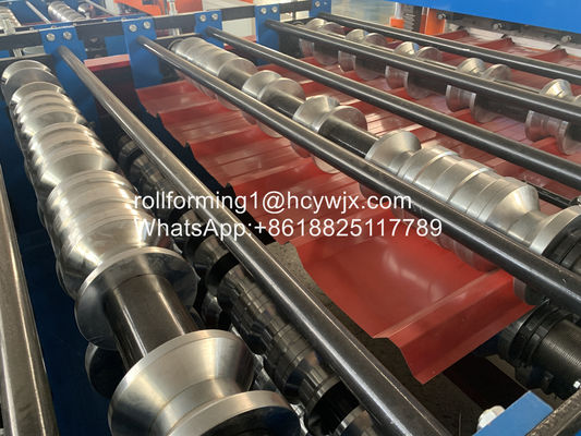 IBR धातु छत डबल लेयर रोल बनाने की मशीन