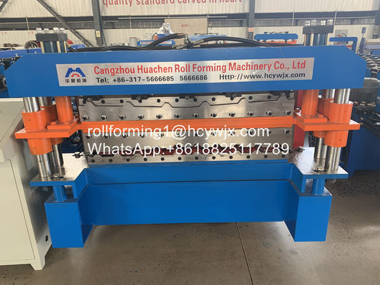 IBR धातु छत डबल लेयर रोल बनाने की मशीन