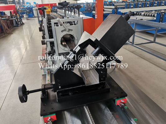 0.3 मिमी मोटाई के लिए नॉन स्टॉप कटिंग यू सेक्शन स्टड बनाने की मशीन