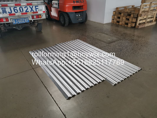 0.13 मिमी बैरल नालीदार रोल बनाने की मशीन 4 मीटर