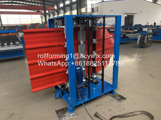 6 मीटर / मिनट मैनुअल आर्किंग 0.25 मिमी रूफ शीट क्रिमिंग मशीन