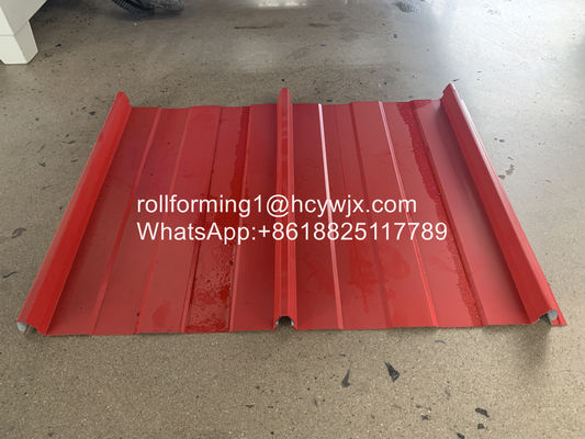 पीएलसी सेल्फ लॉक 15 मी / मिन 3 पी रूफ शीट रोलिंग मशीन