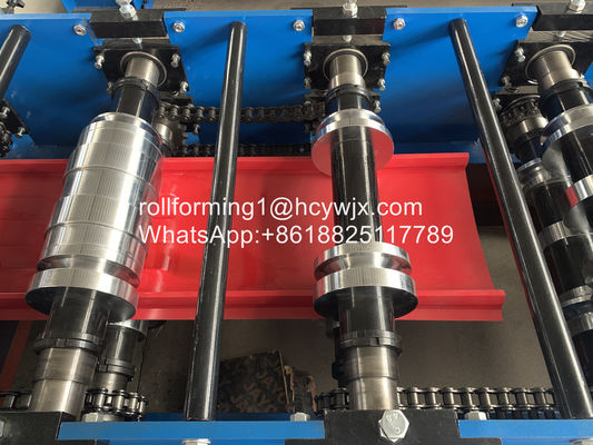 पीएलसी सेल्फ लॉक 15 मी / मिन 3 पी रूफ शीट रोलिंग मशीन