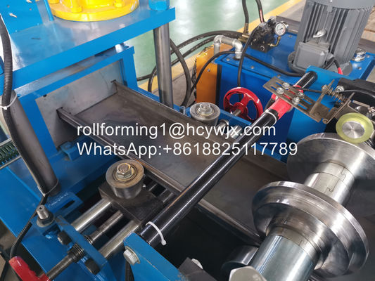 380v जीआई 1.5 मिमी स्टील डोर फ्रेम रोल बनाने की मशीन