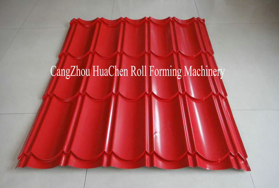 एक में दो प्रोफाइल के साथ हाइड्रोलिक कटिंग डबल लेयर स्टील शीट रूफ बनाने की मशीन