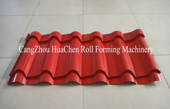 हाइड्रोलिक प्रेस और कटौती प्रणाली के साथ उच्च गति स्टील चमकता हुआ रोल बनाने के उपकरण