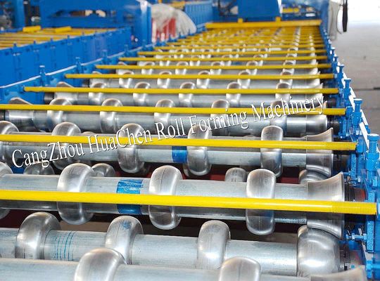 स्टील विला रूफ घुटा हुआ टाइल मशीन बनाने रोल ब्लू डबल परत