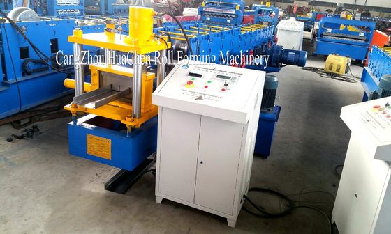 इस्पात चैनल सी शहतीर रोल बनाने की मशीन 13 पंक्तियाँ हाइड्रोलिक नियंत्रण